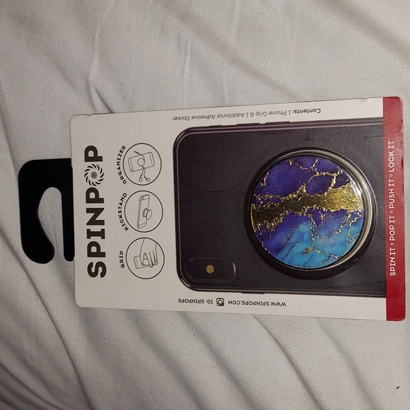 SPINPOP Collapsible Grip Kickstand Phones & Tablets New - Picture 4 of 4